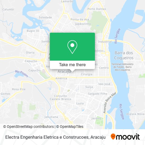 Mapa Electra Engenharia Eletrica e Construcoes