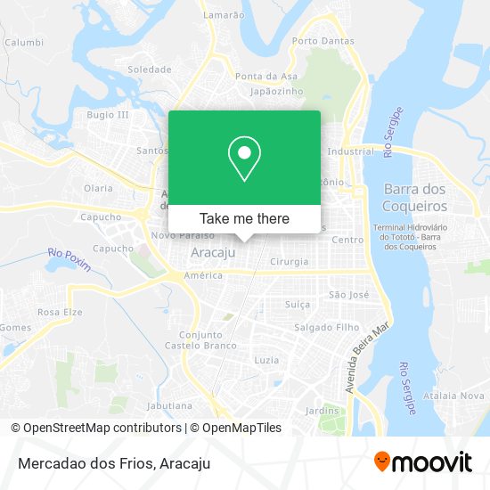 Mercadao dos Frios map