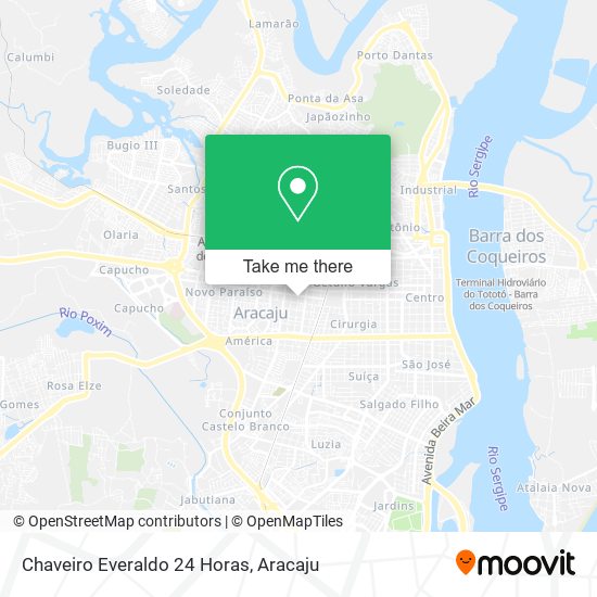 Mapa Chaveiro Everaldo 24 Horas