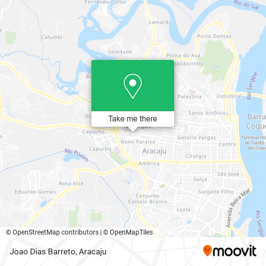 Joao Dias Barreto map