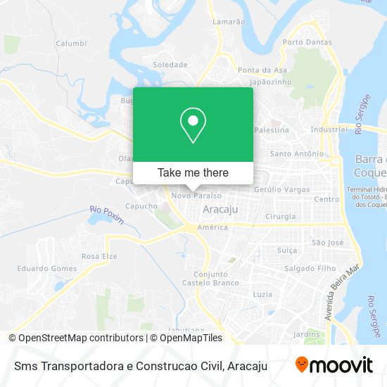 Sms Transportadora e Construcao Civil map