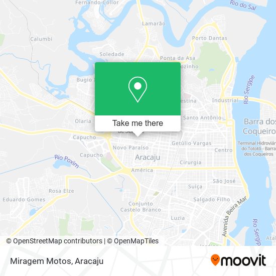 Miragem Motos map