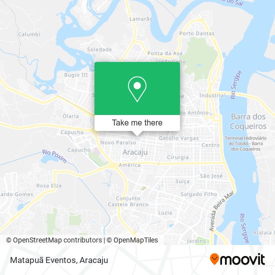 Matapuã Eventos map