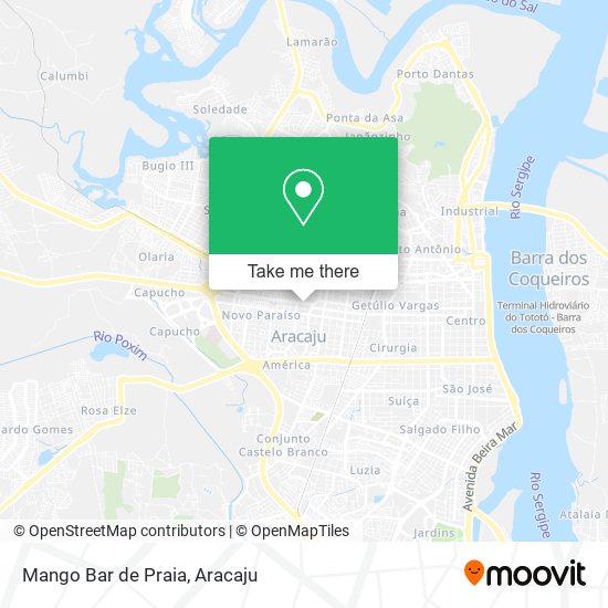 Mango Bar de Praia map