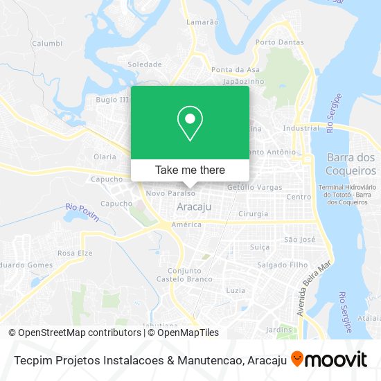 Tecpim Projetos Instalacoes & Manutencao map