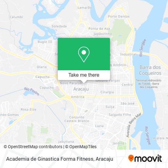 Mapa Academia de Ginastica Forma Fitness