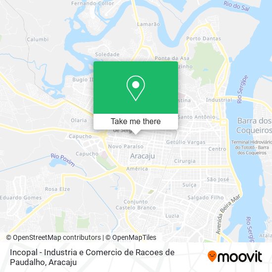 Incopal - Industria e Comercio de Racoes de Paudalho map