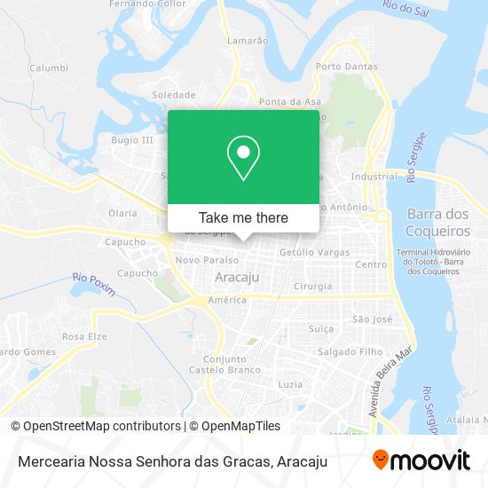 Mapa Mercearia Nossa Senhora das Gracas