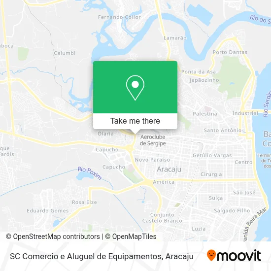 SC Comercio e Aluguel de Equipamentos map