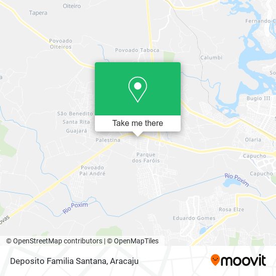 Deposito Familia Santana map