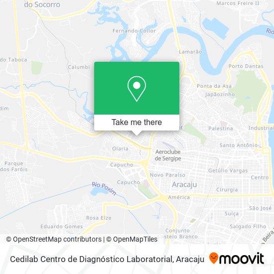Cedilab Centro de Diagnóstico Laboratorial map
