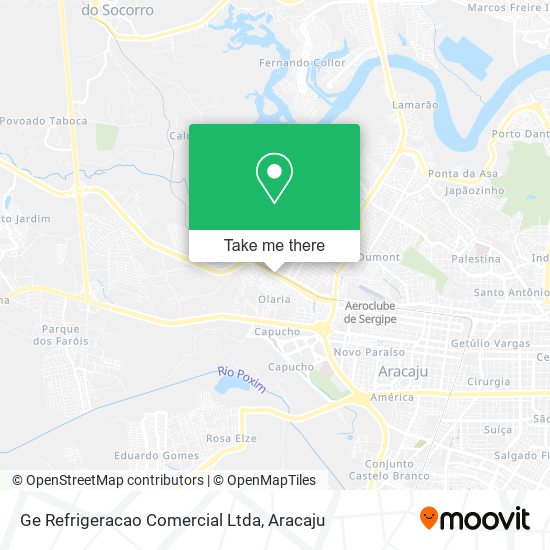 Ge Refrigeracao Comercial Ltda map