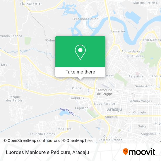 Mapa Luordes Manicure e Pedicure