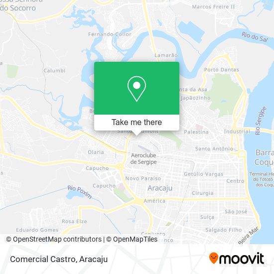 Comercial Castro map