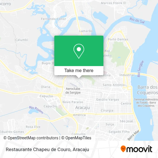 Restaurante Chapeu de Couro map