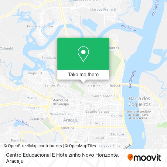 Centro Educacional E Hotelzinho Novo Horizonte map