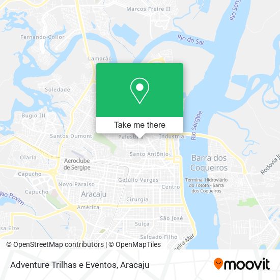 Adventure Trilhas e Eventos map