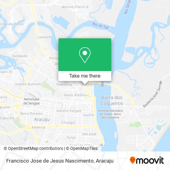 Francisco Jose de Jesus Nascimento map