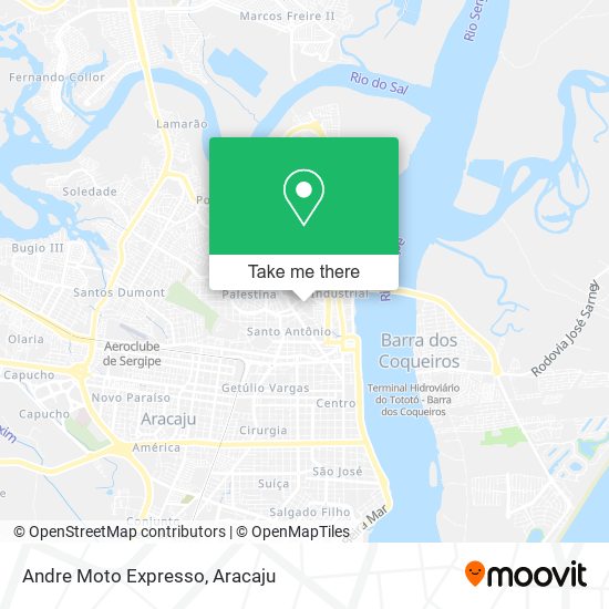 Andre Moto Expresso map