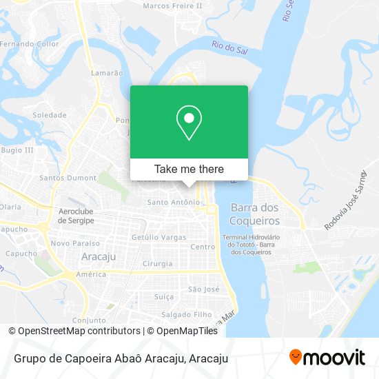 Grupo de Capoeira Abaô Aracaju map