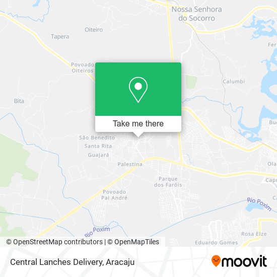 Central Lanches Delivery map