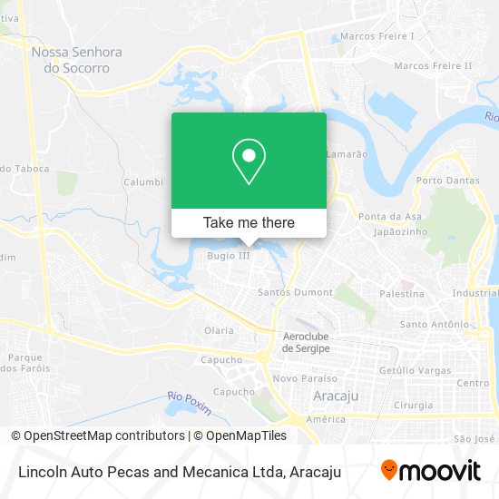 Lincoln Auto Pecas and Mecanica Ltda map