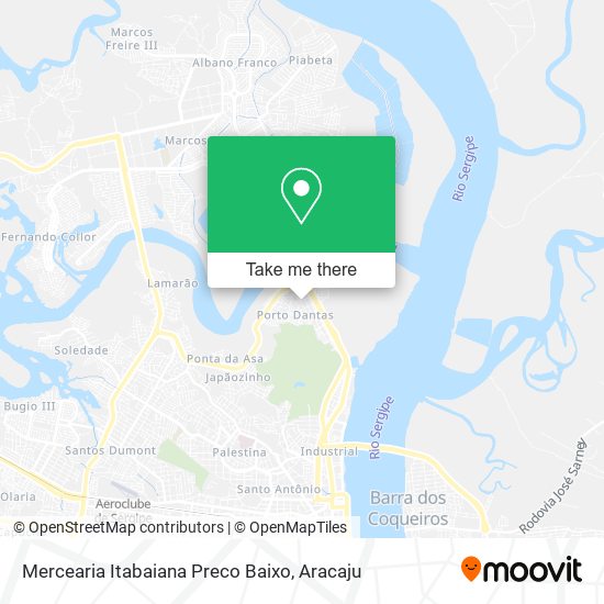 Mercearia Itabaiana Preco Baixo map