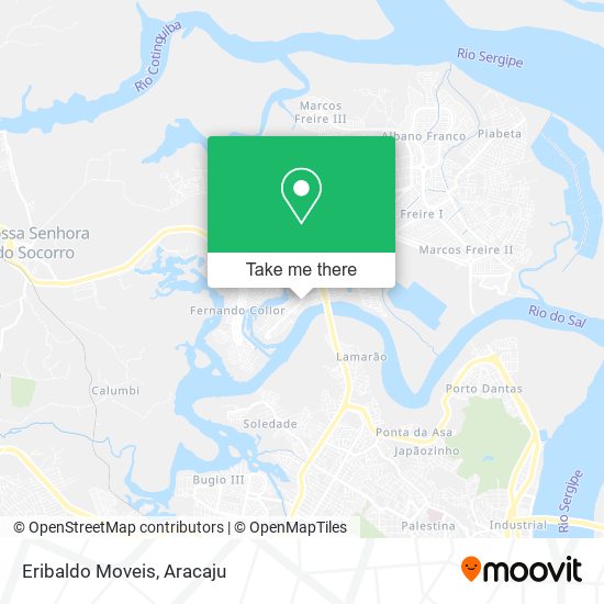 Eribaldo Moveis map