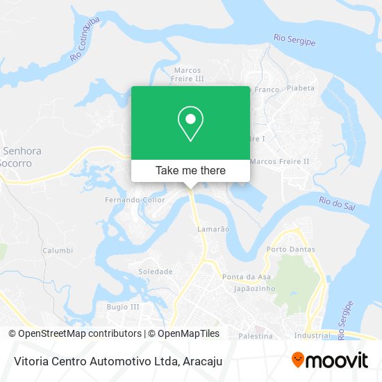 Vitoria Centro Automotivo Ltda map