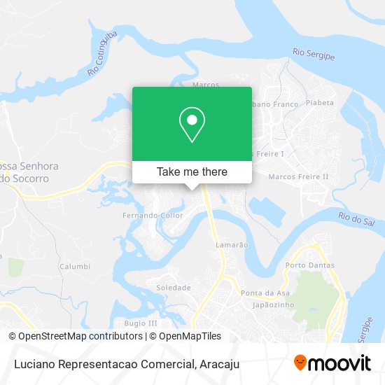 Mapa Luciano Representacao Comercial