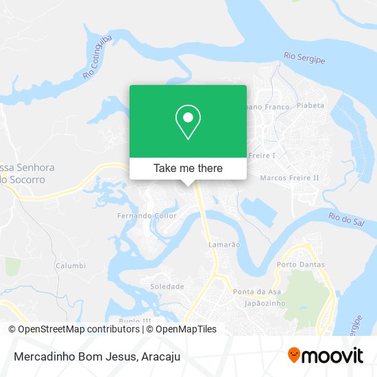 Mercadinho Bom Jesus map