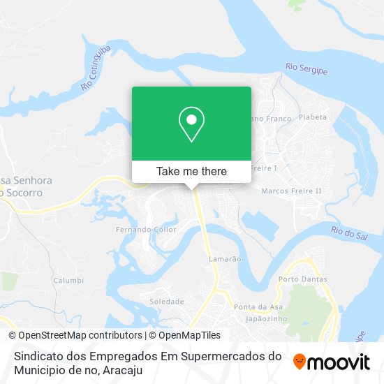 Sindicato dos Empregados Em Supermercados do Municipio de no map