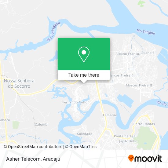 Asher Telecom map