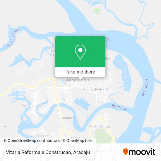 Mapa Vitaria Reforma e Construcao