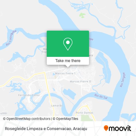 Rosegleide Limpeza e Conservacao map