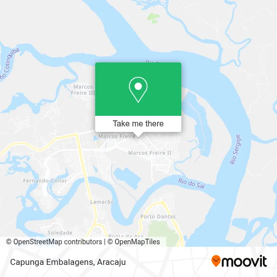 Capunga Embalagens map