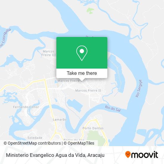 Ministerio Evangelico Agua da Vida map