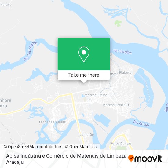 Mapa Abisa Indústria e Comércio de Materiais de Limpeza