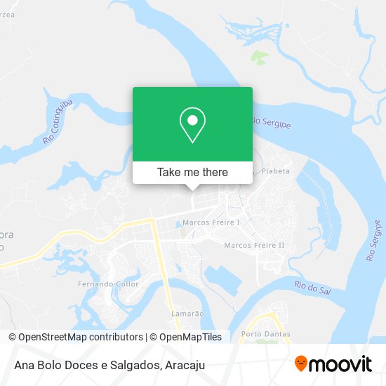 Ana Bolo Doces e Salgados map