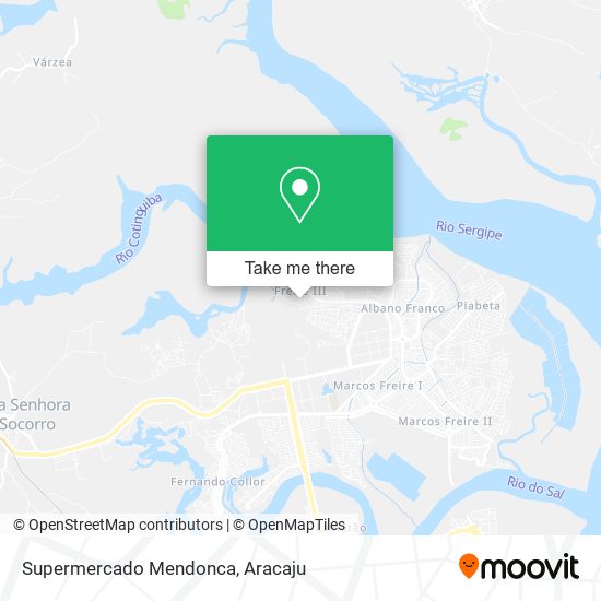 Mapa Supermercado Mendonca