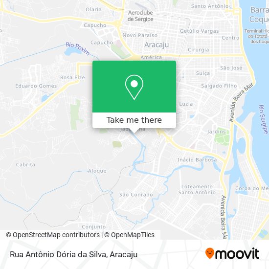 Mapa Rua Antônio Dória da Silva