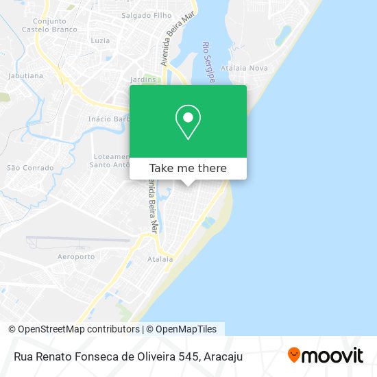 Rua Renato Fonseca de Oliveira 545 map