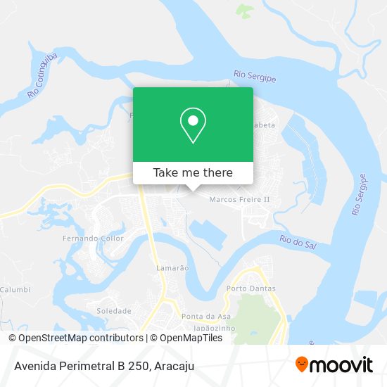 Avenida Perimetral B 250 map