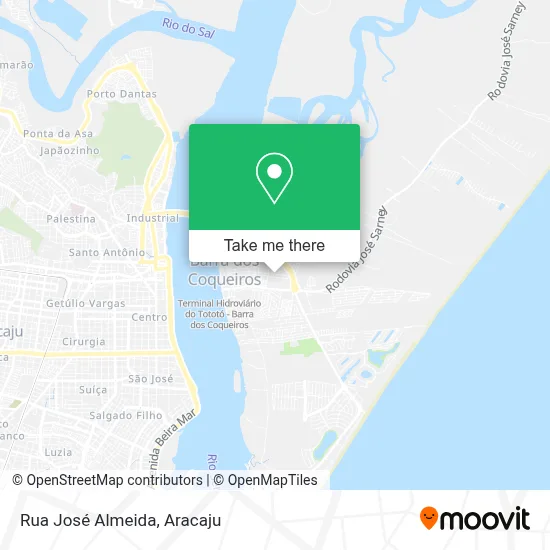 Rua José Almeida map