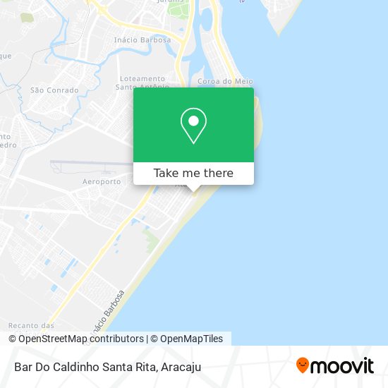 Bar Do Caldinho Santa Rita map