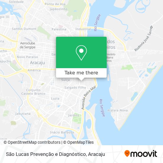 São Lucas Prevenção e Diagnóstico map