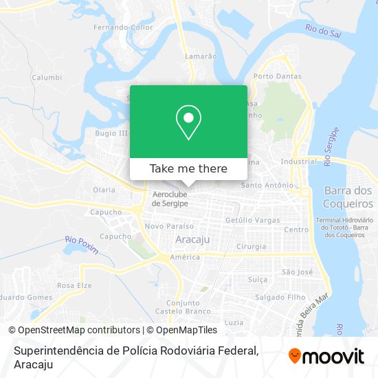 Superintendência de Polícia Rodoviária Federal map