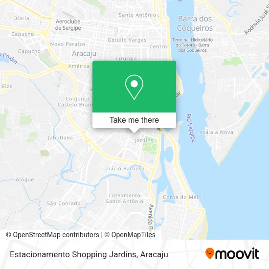 Estacionamento Shopping Jardins map