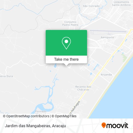 Mapa Jardim das Mangabeiras