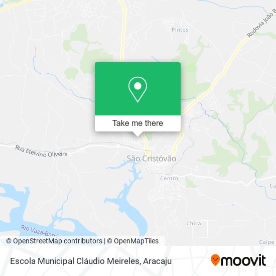 Escola Municipal Cláudio Meireles map